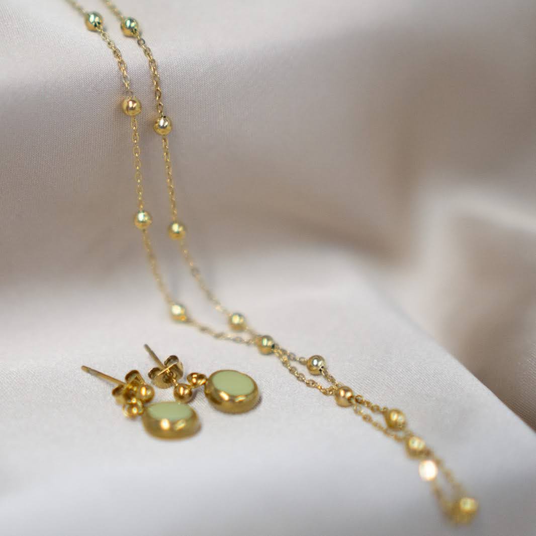 Everyday Gold Plated Stainless Steel Ball Chain Necklace