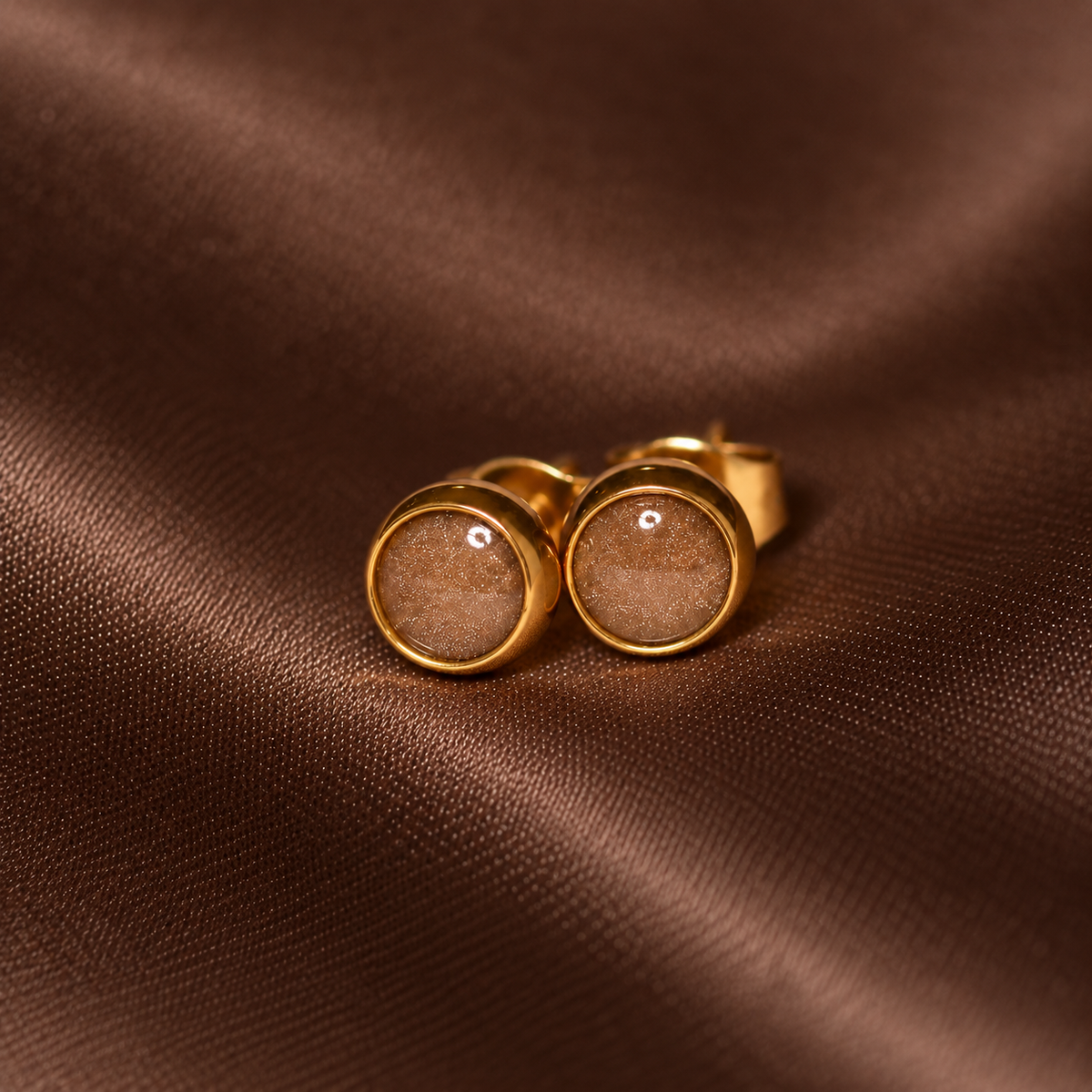 Everyday Gold Stainless Steel Stud Earrings