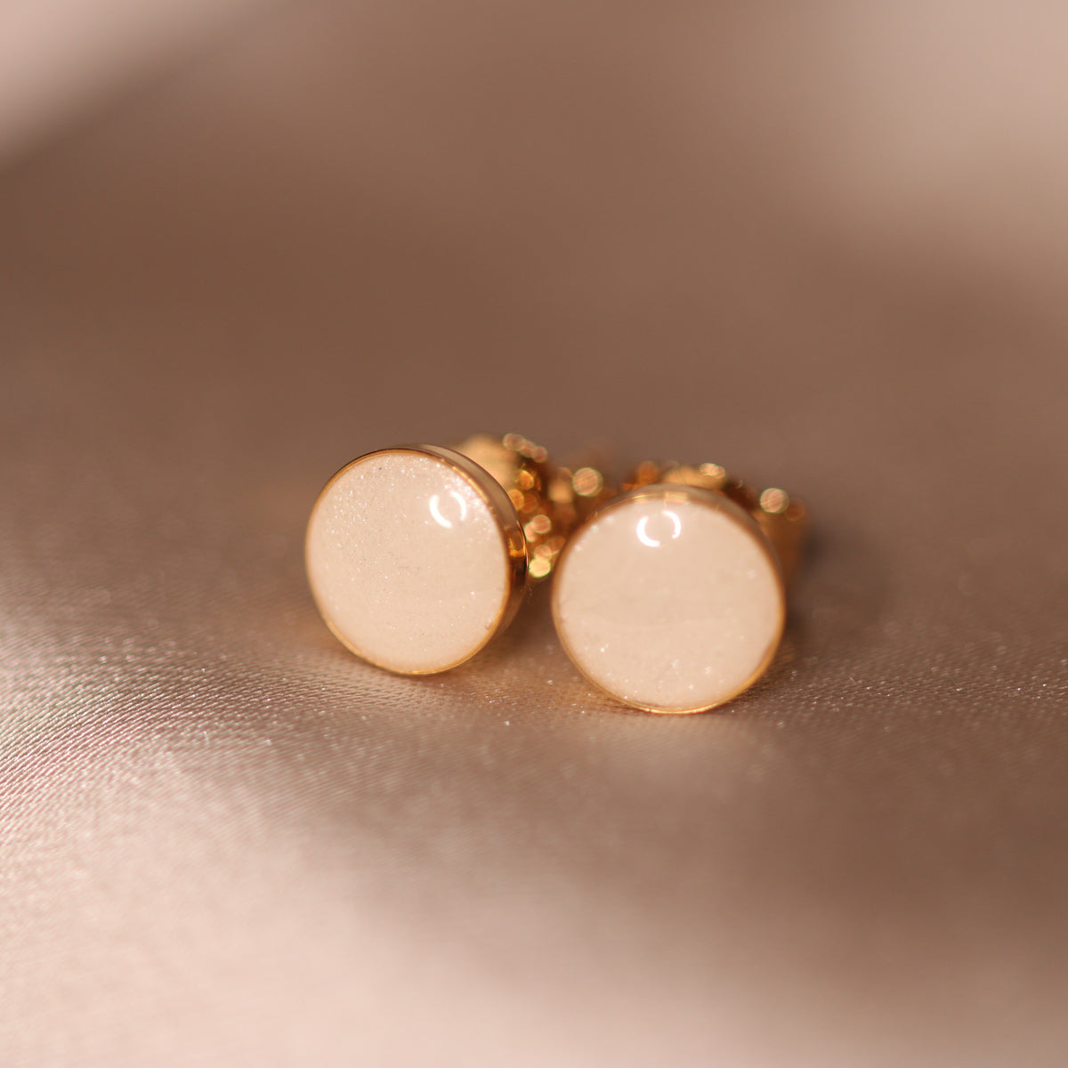 Luxe Gold Stud Earrings