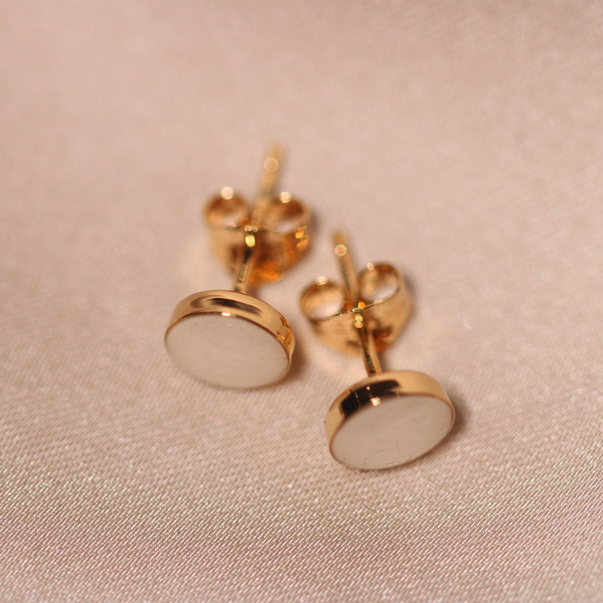 Luxe Gold Stud Earrings