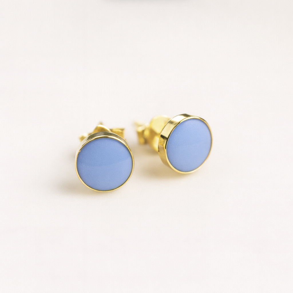 Luxe Gold Stud Earrings