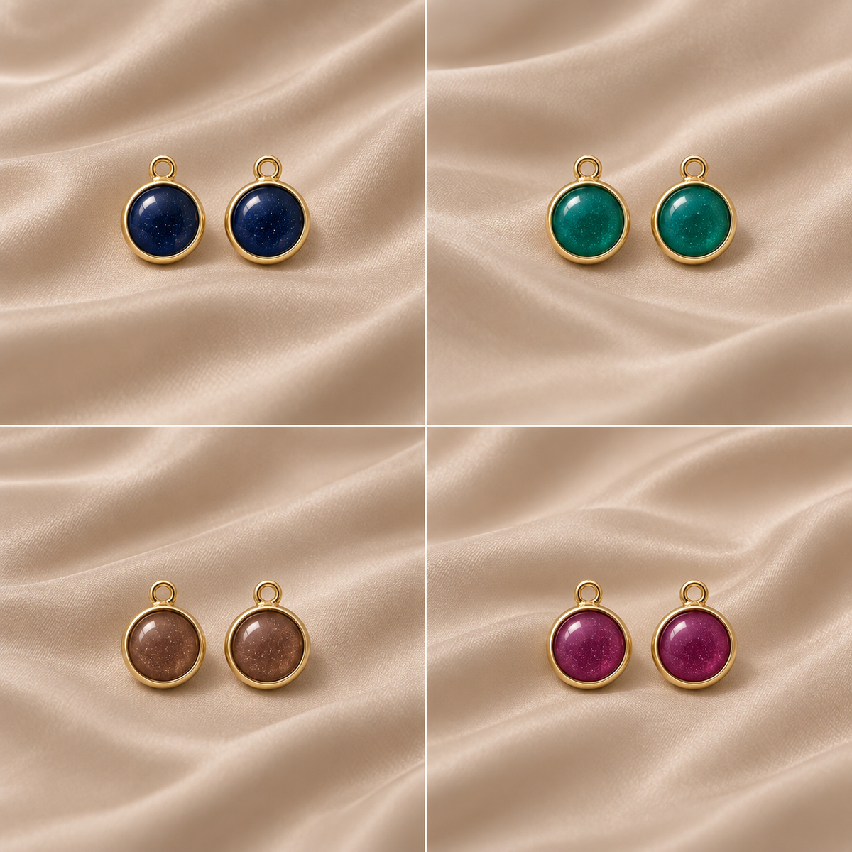 Luxe Gold Hoop Mix & Match Drops (Additional drops only, no hoops)