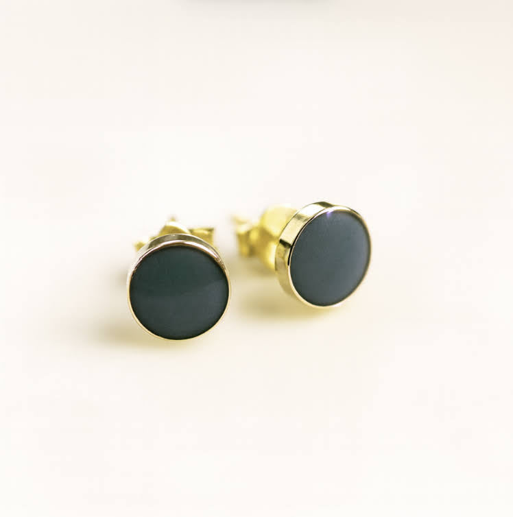 Luxe Gold Stud Earrings