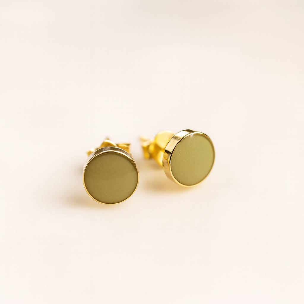 Luxe Gold Stud Earrings
