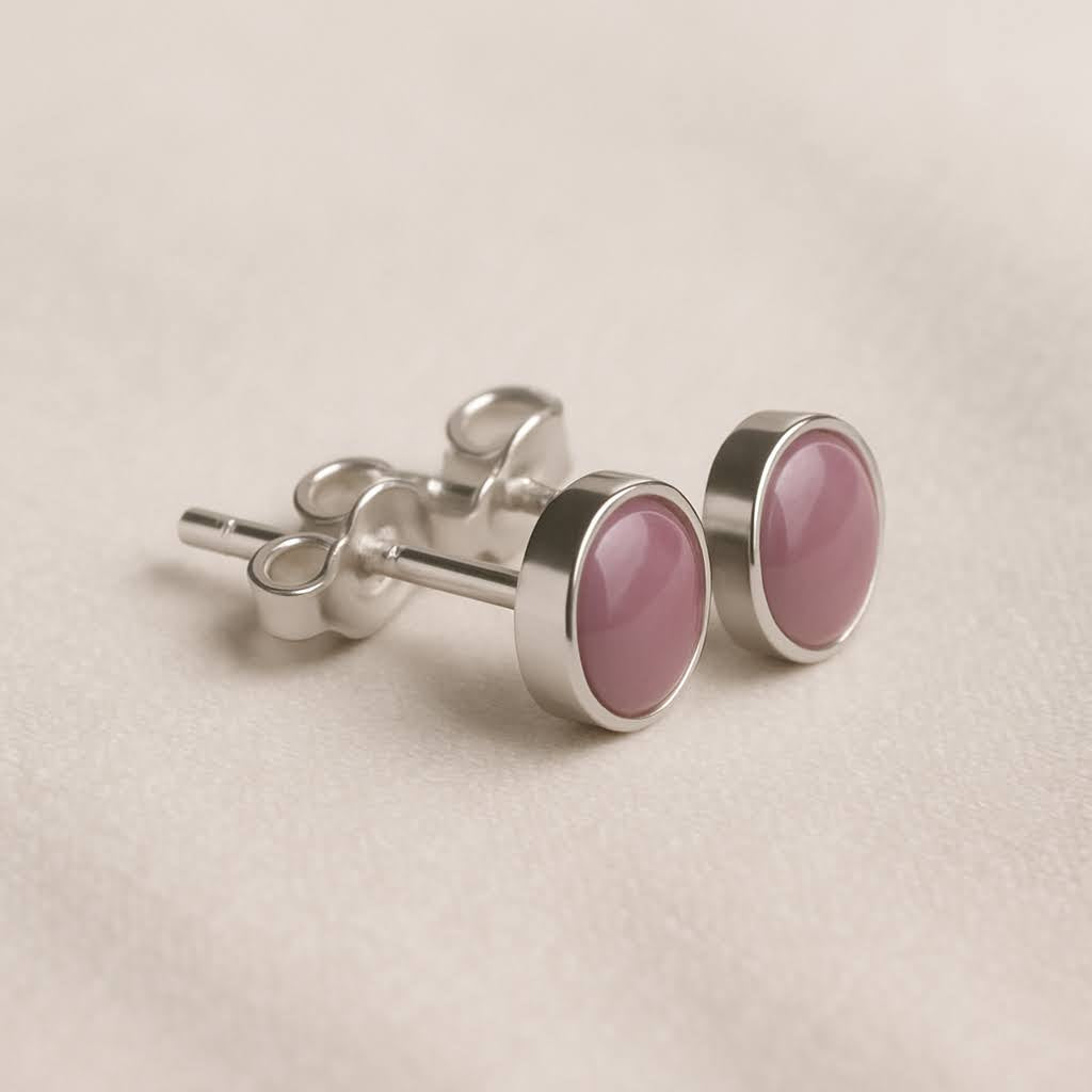 Signature Silver Stud Earrings