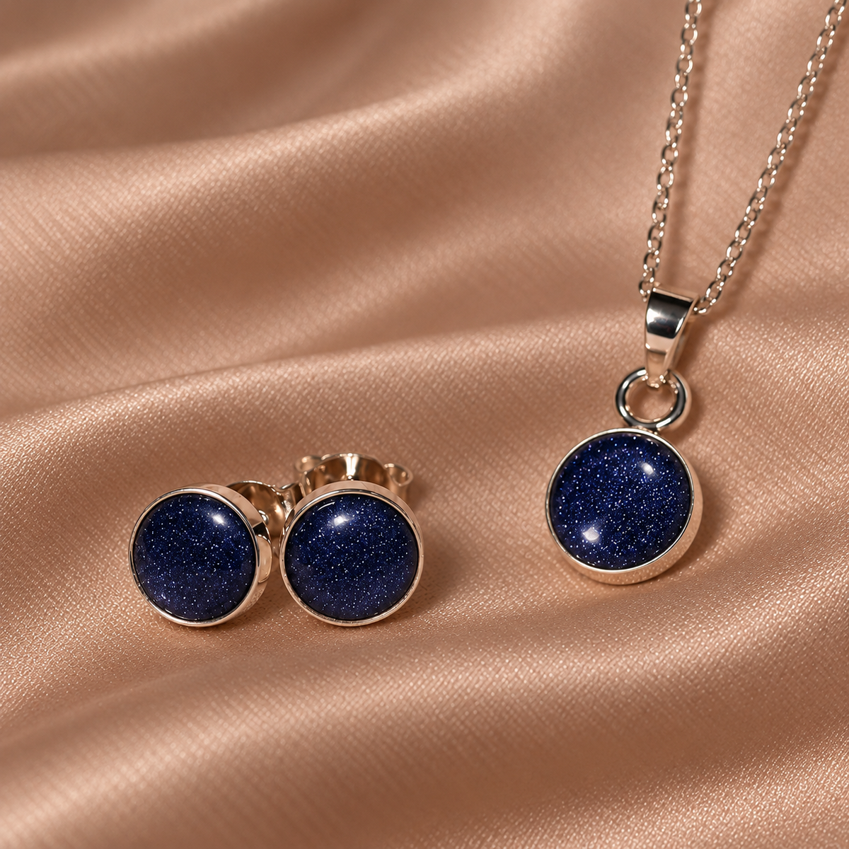 Signature Silver Pendant Drop Necklace