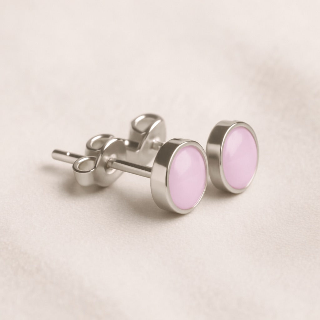 Signature Silver Stud Earrings