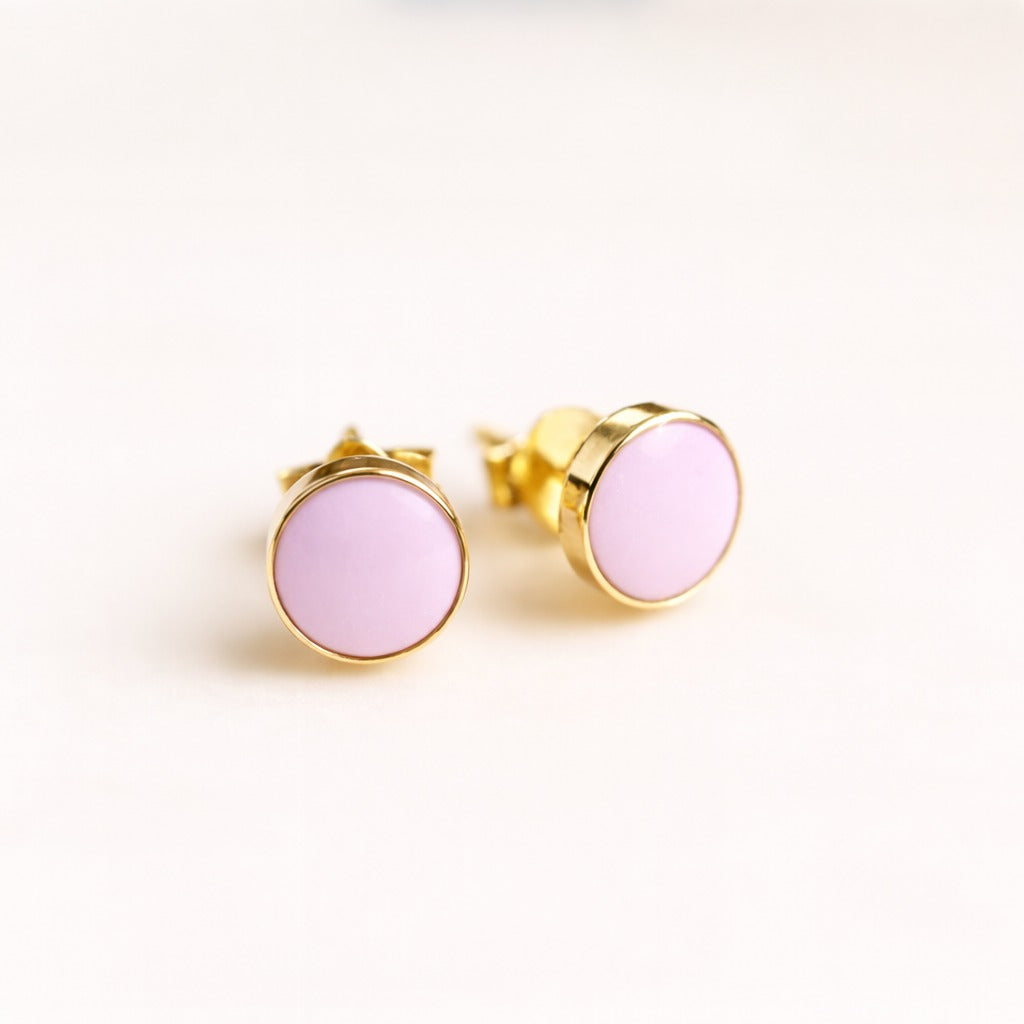 Luxe Gold Stud Earrings