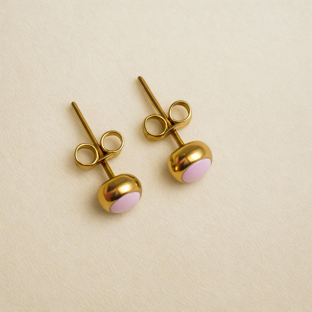 Everyday Gold Stainless Steel Stud Earrings