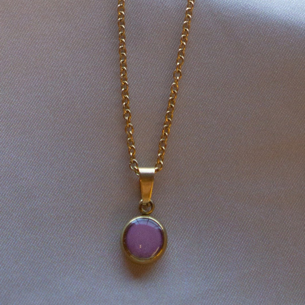 Everyday Gold Plated Stainless Steel Pendant Drop Necklace