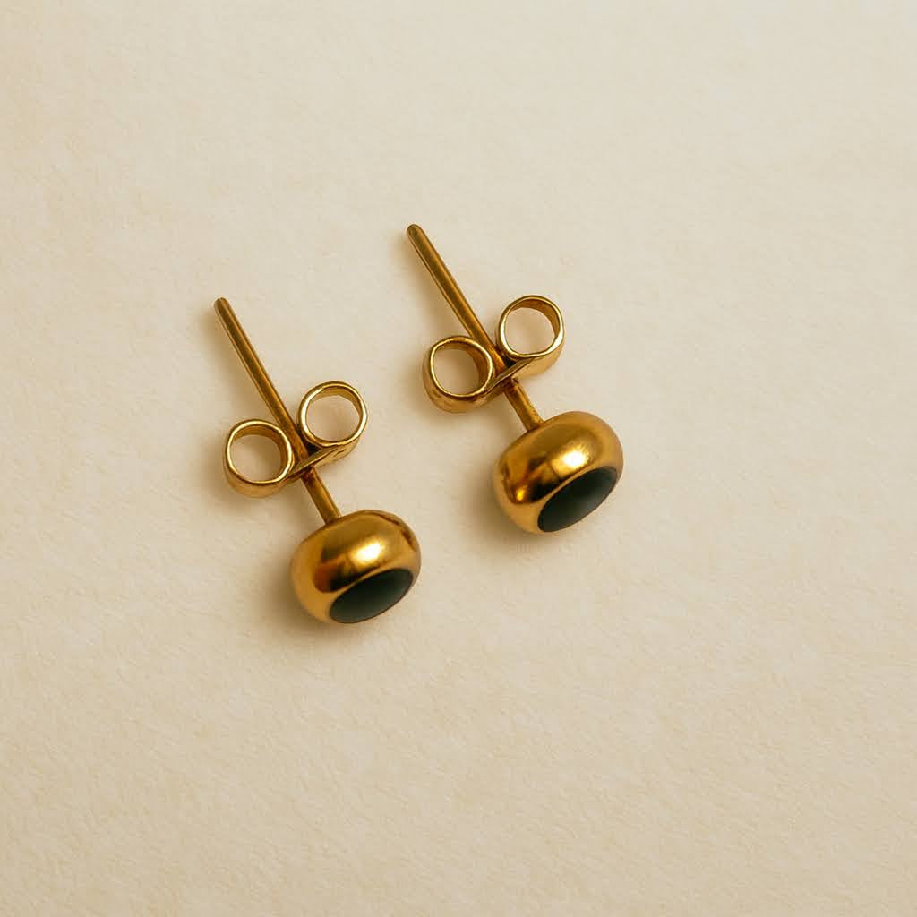 Everyday Gold Stainless Steel Stud Earrings