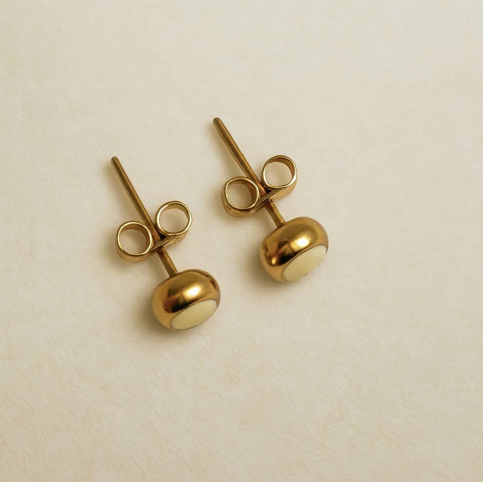 Everyday Gold Stainless Steel Stud Earrings