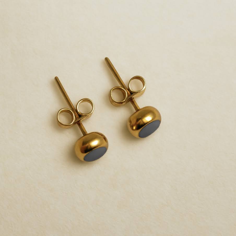 Everyday Gold Stainless Steel Stud Earrings