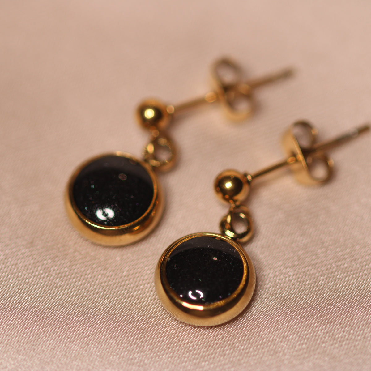 Everyday Gold Plated Stainless Steel Stud Drop Earrings
