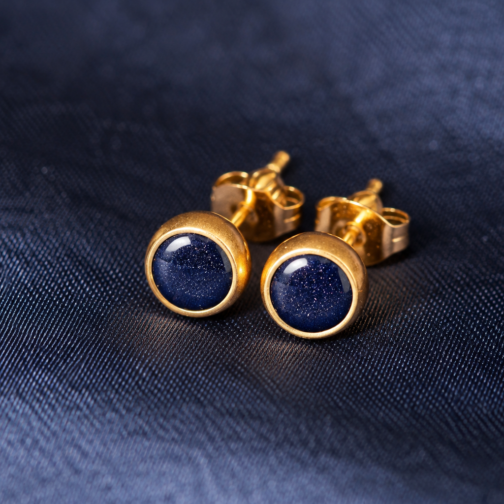 Everyday Gold Stainless Steel Stud Earrings