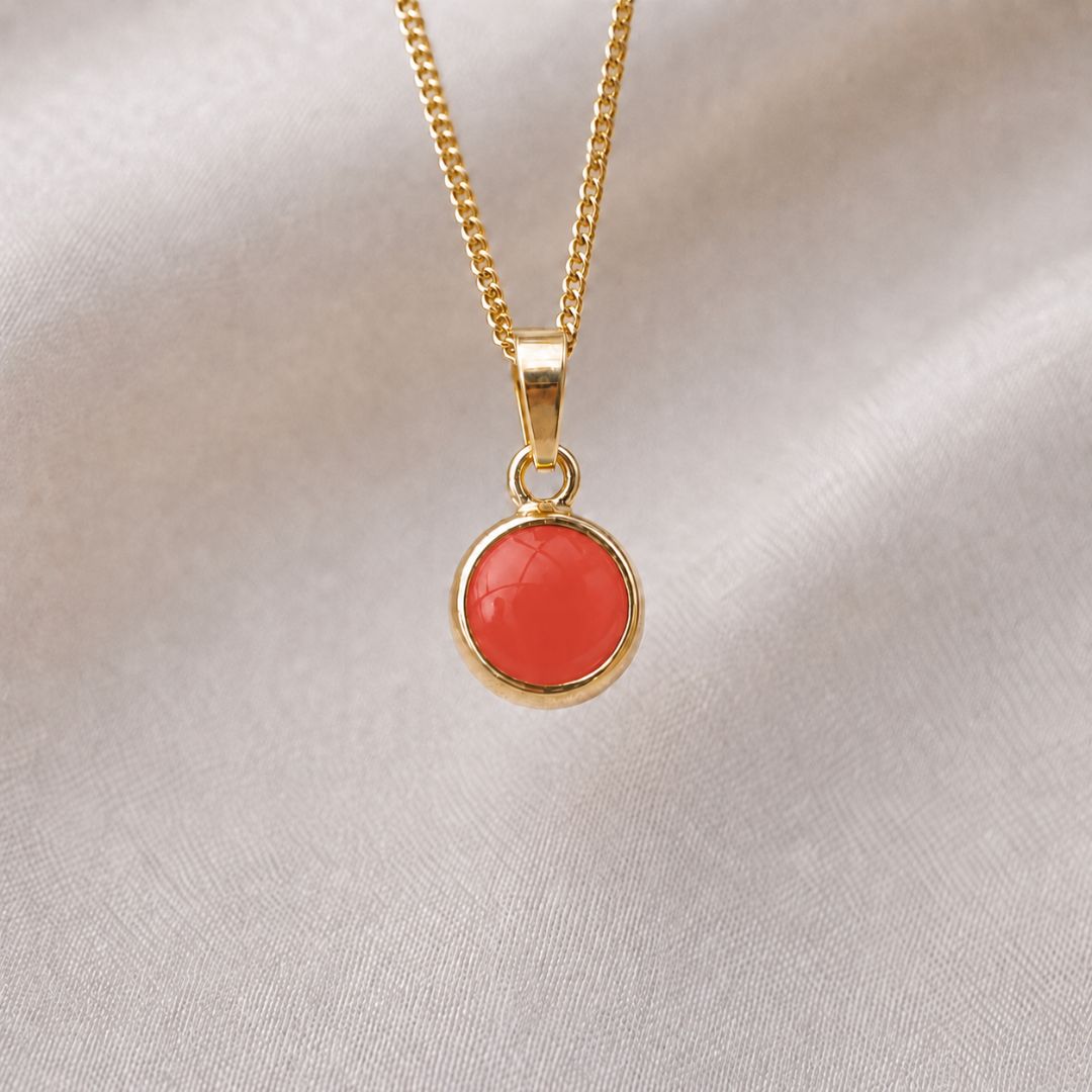 Luxe Gold Pendant Drop Necklace