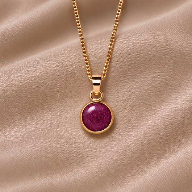 Luxe Gold Pendant Drop Necklace