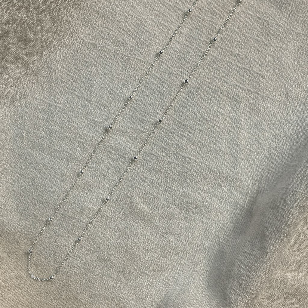 Signature Silver Ball Chain Necklace