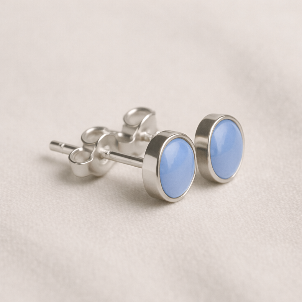 Signature Silver Stud Earrings